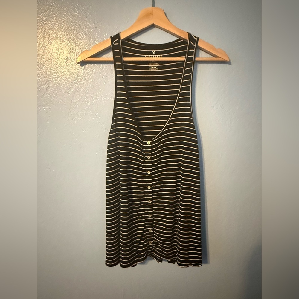 3 for $30! 💅🏻 Soft & Sexy A&E Striped Button-Front Women’s Tank 💅🏻 Bundle SALE!